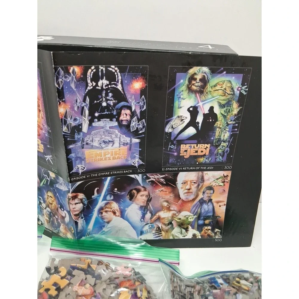 Buffalo Games 4-in-1 Star Wars Multipack Puzzle Collector's Edition Pieces